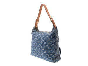 Louis Vuitton Baggy Blue Bag Denim Monogram